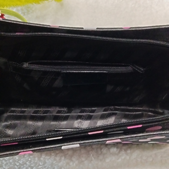 Kate Spade Black and Pink White Polka Dot Bag - Picture 4 of 5